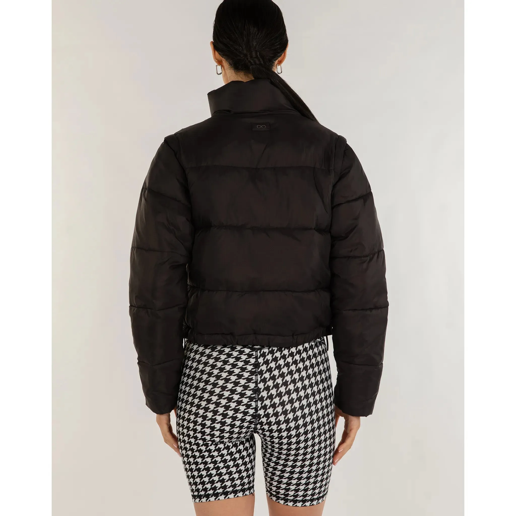 On the Go Puffer Convertible Jacket Vest