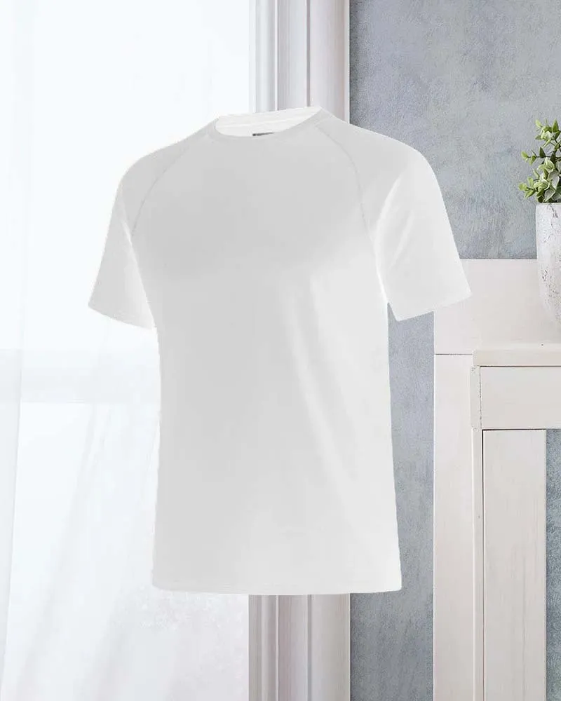 Quick dry casual round neck short sleeve T-shirt