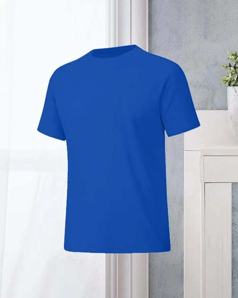 Quick dry casual round neck short sleeve T-shirt