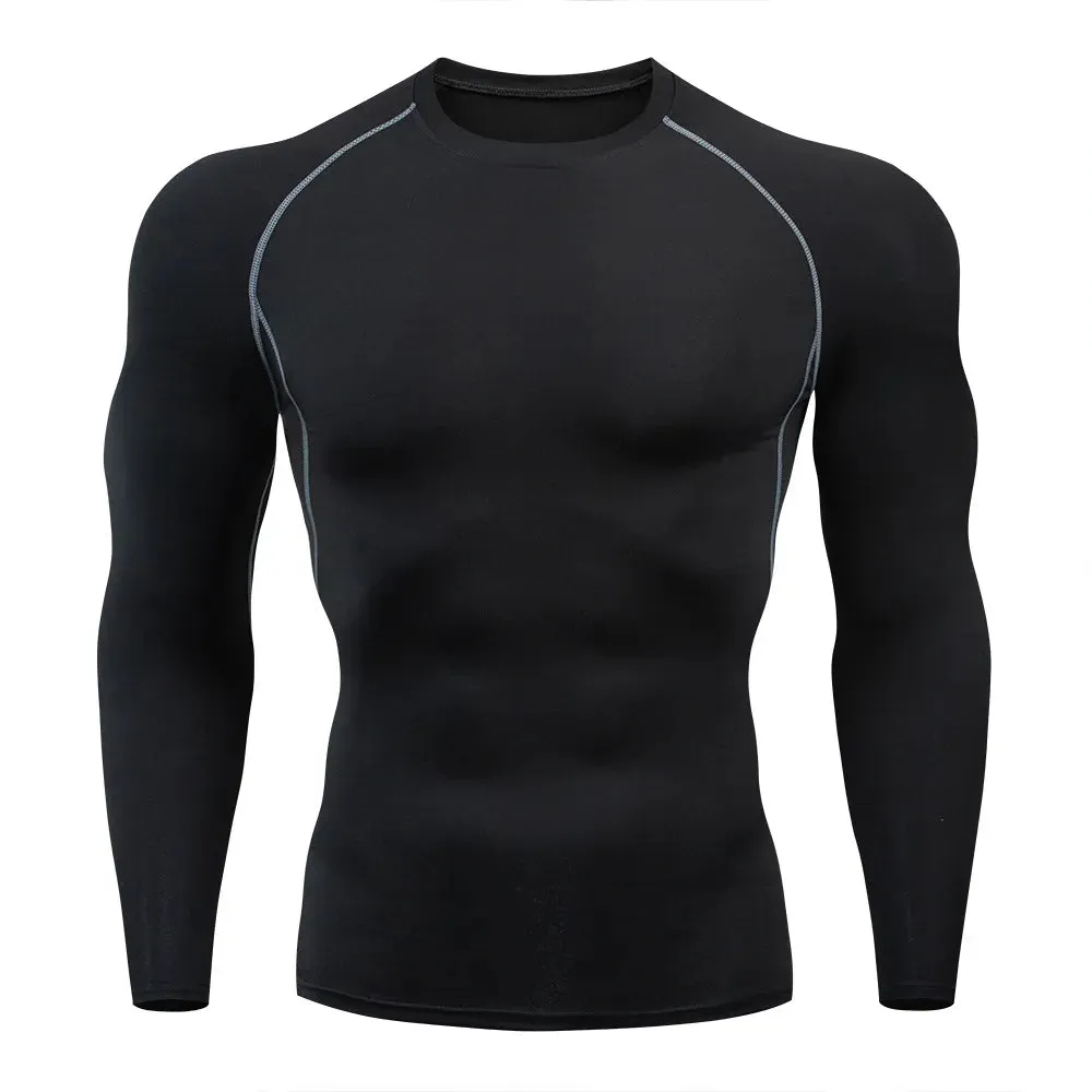 Quick-Dry Compression Running Gym Tee