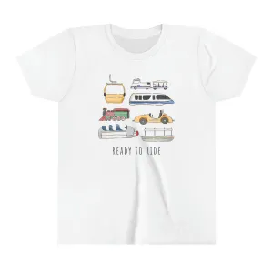 Ready to Ride - Youth Short Sleeve Family Matching Tee Shirt