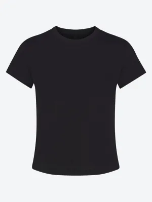 Relaxed tees shrunken t-shirt