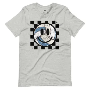 Retro Volleyball Smiley Face Graphic Tee