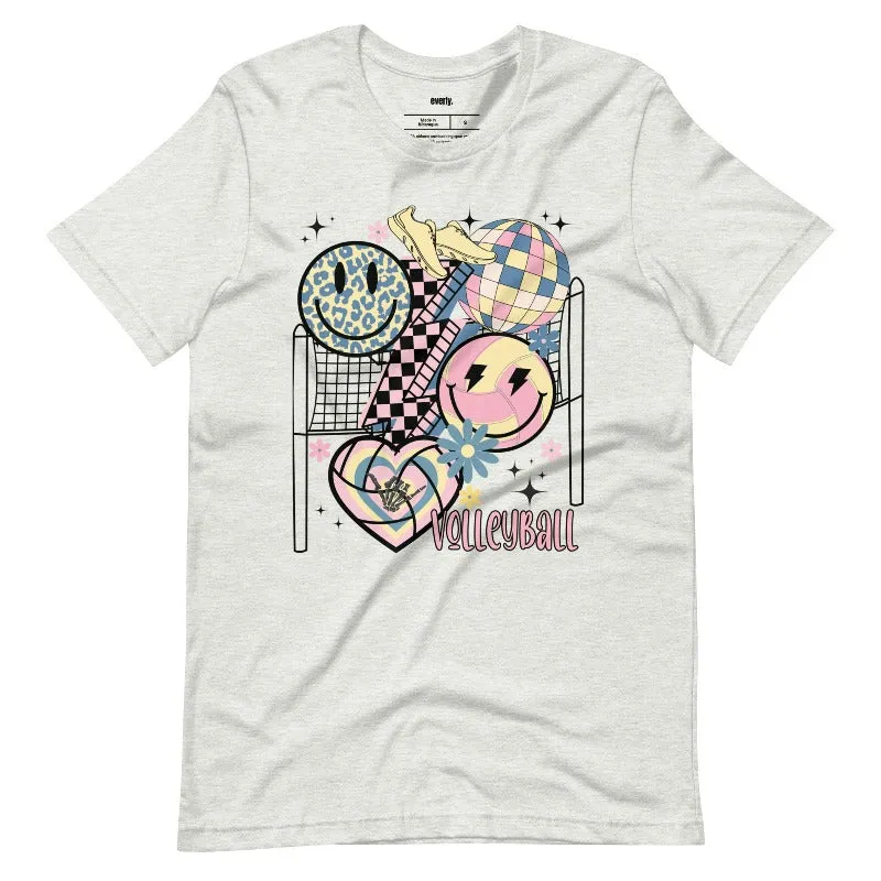 Retro Volleyball Vibes Graphic Tee