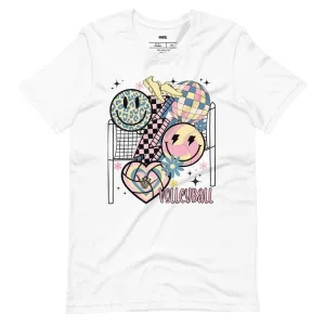 Retro Volleyball Vibes Graphic Tee