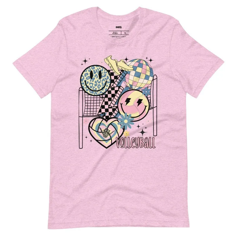 Retro Volleyball Vibes Graphic Tee
