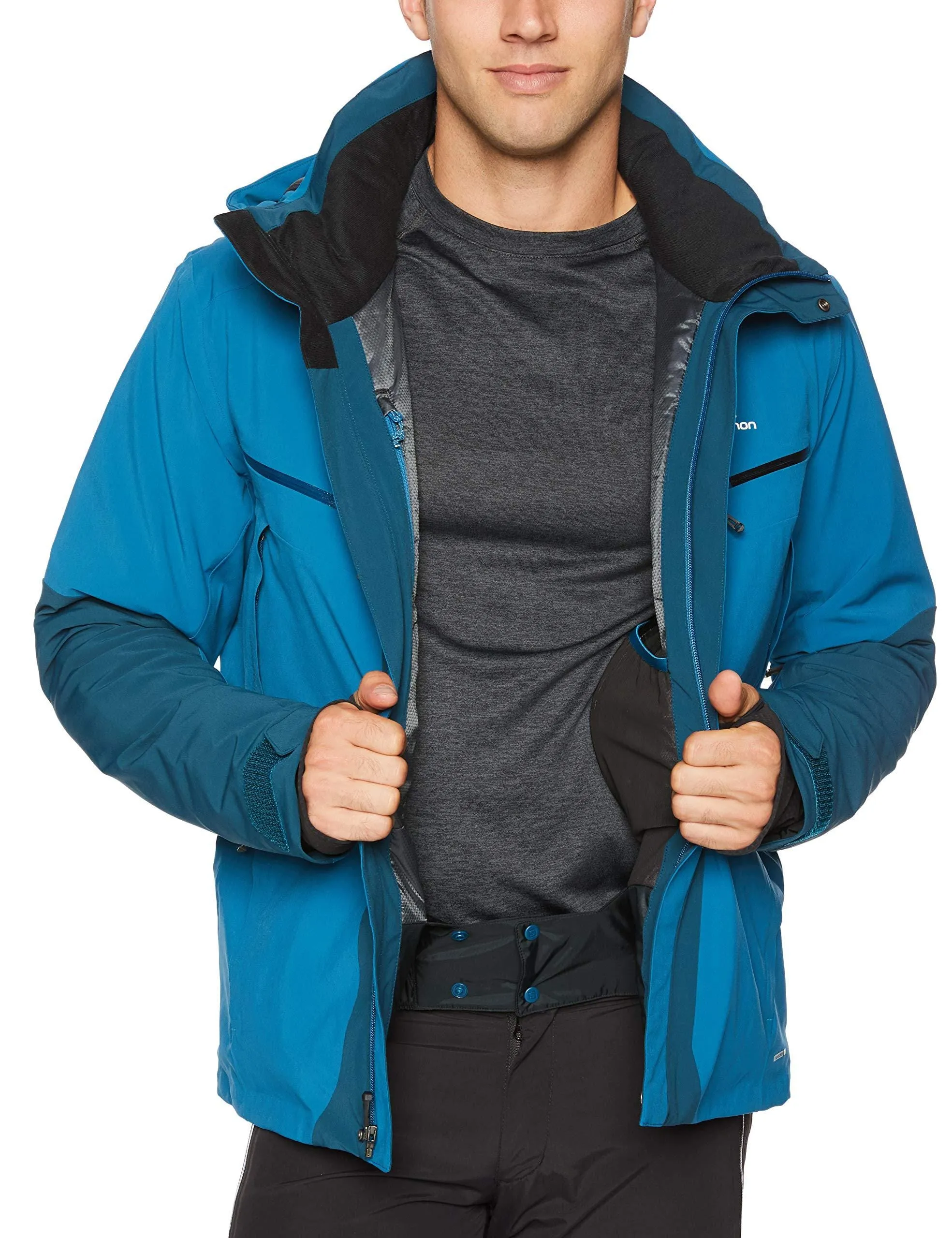 Salomon Men's Icecool JACKET , MOROCCAN BLUE/Reflecting, Medium