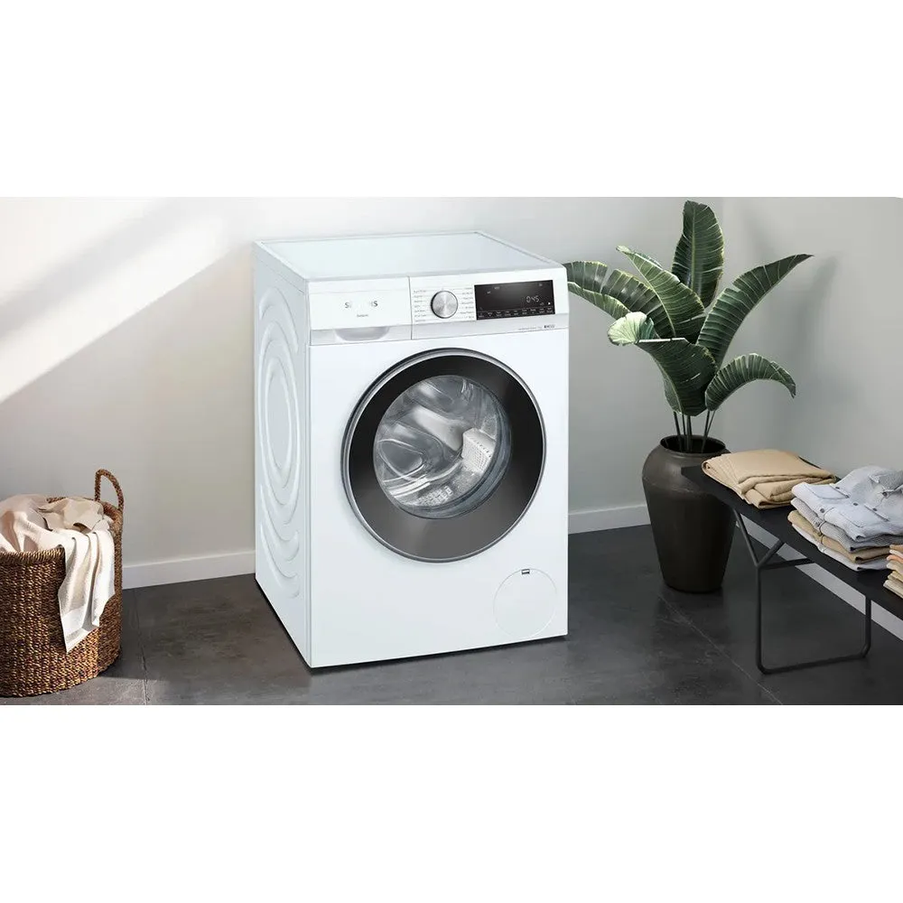 Siemens iQ500 10KG Front Loader Fullsize Freestanding Washing Machine - White | WG54G202GB