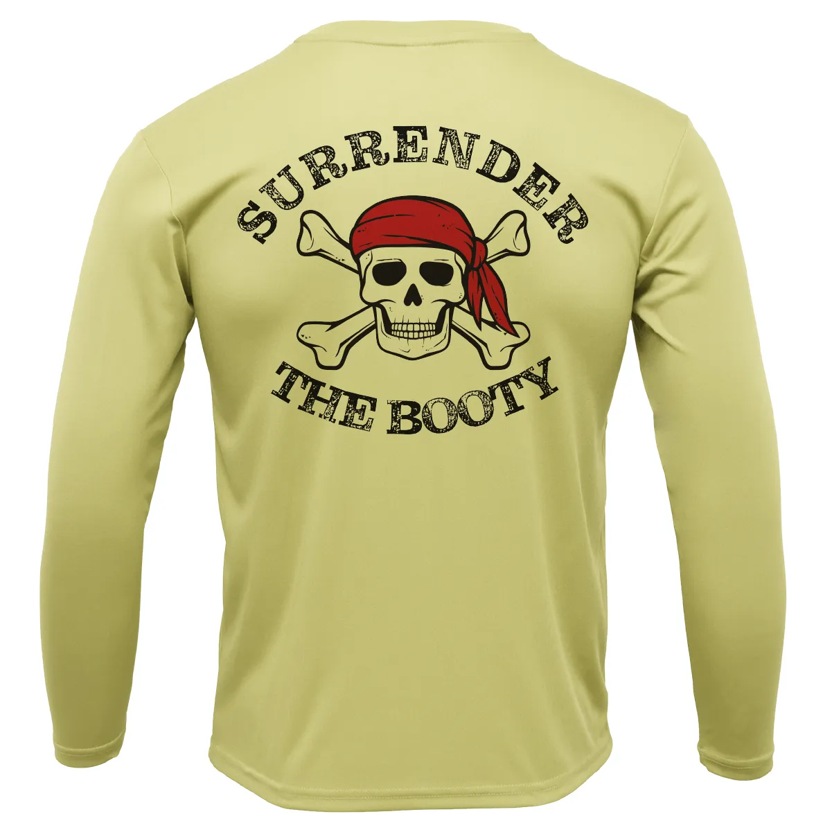 Siesta Key, FL "Surrender The Booty" Long Sleeve UPF 50  Dry-Fit Shirt