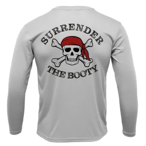 Siesta Key, FL "Surrender The Booty" Long Sleeve UPF 50  Dry-Fit Shirt