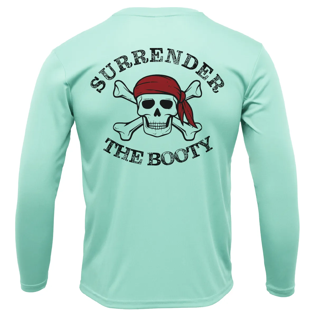 Siesta Key, FL "Surrender The Booty" Long Sleeve UPF 50  Dry-Fit Shirt