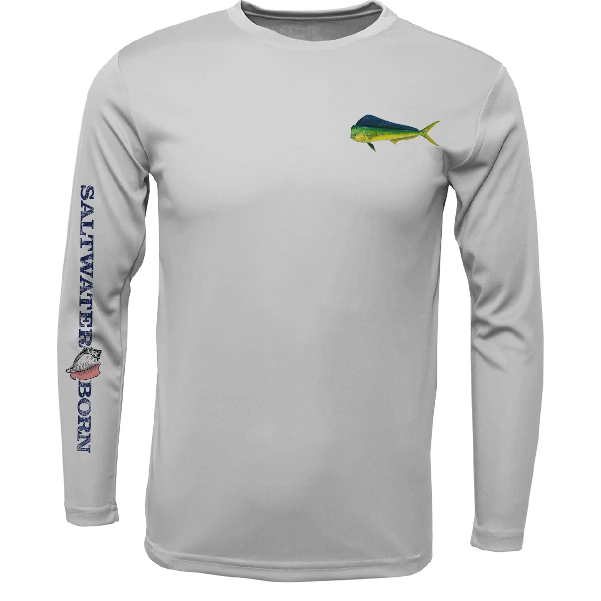 SK Mahi on Chest Long Sleeve UPF 50  Dry-Fit Shirt