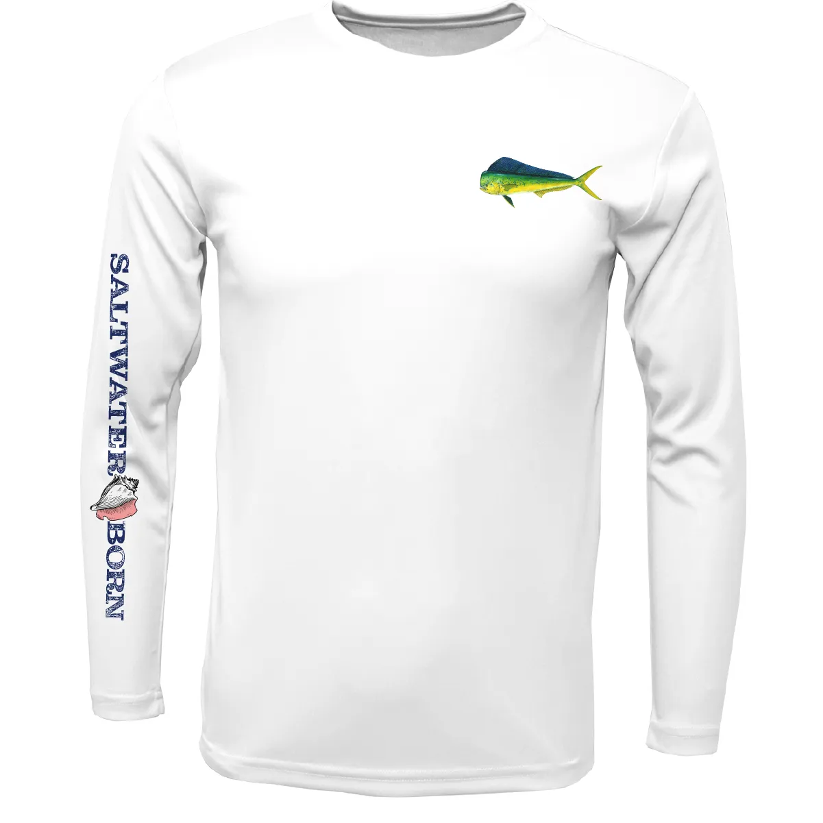 SK Mahi on Chest Long Sleeve UPF 50  Dry-Fit Shirt