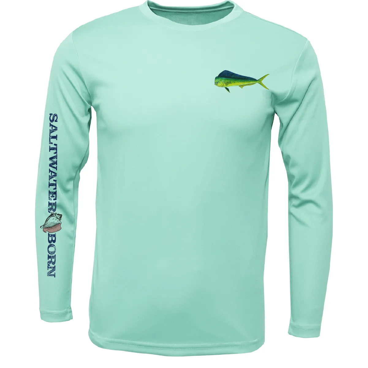 SK Mahi on Chest Long Sleeve UPF 50  Dry-Fit Shirt