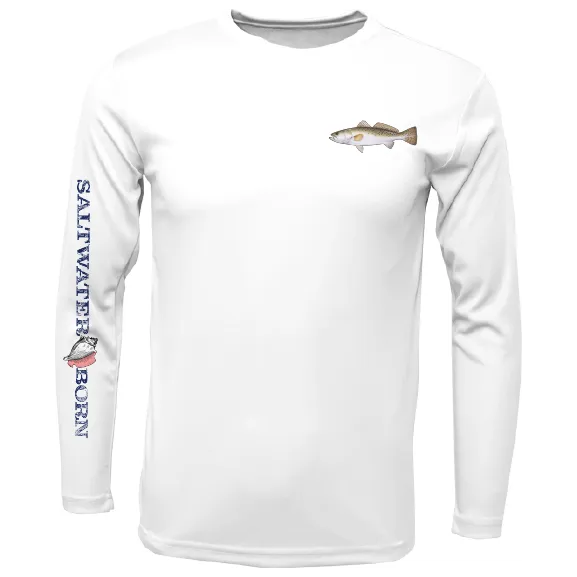 SK Trout on Chest Long Sleeve UPF 50  Dry-Fit Shirt