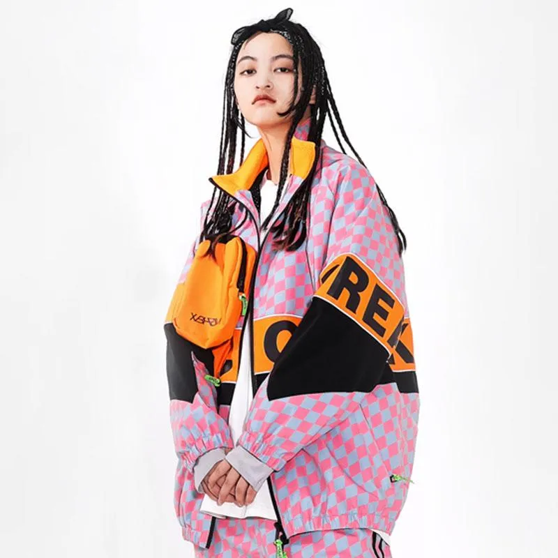 Snowverb Women's Street Style Plaid Snow Jacket