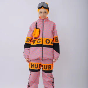 Snowverb Women's Street Style Plaid Snow Jacket