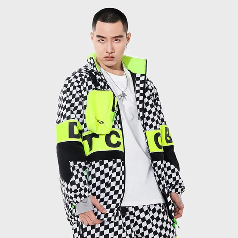 Snowverb Women's Street Style Plaid Snow Jacket