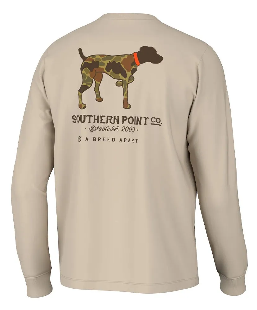 Southern Point - Vintage Camo Greyton Long Sleeve Tee