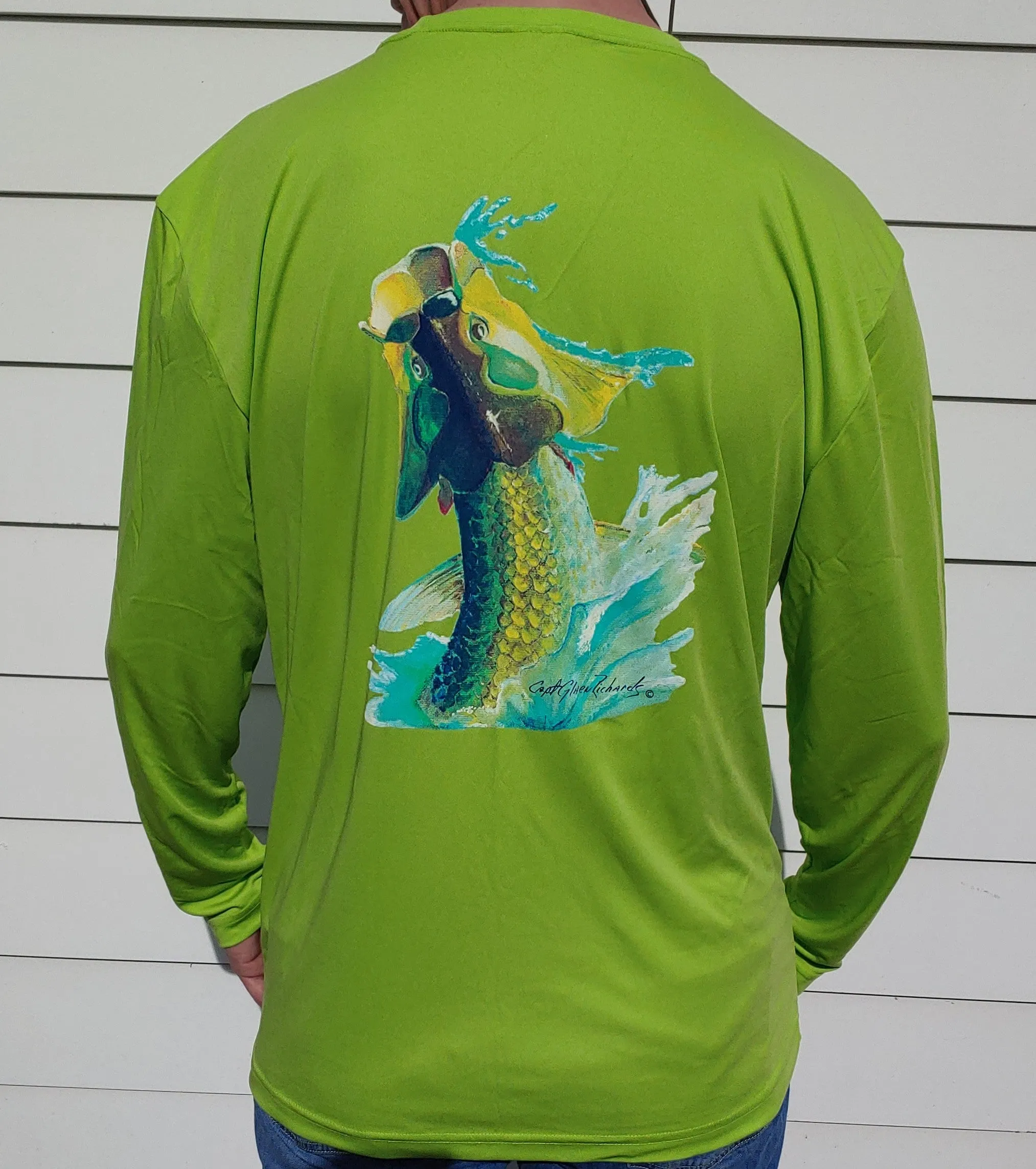 Tarpon Long Sleeve Quick Dry Crewneck T-Shirt