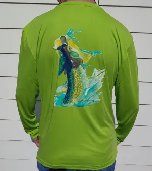 Tarpon Long Sleeve Quick Dry Crewneck T-Shirt