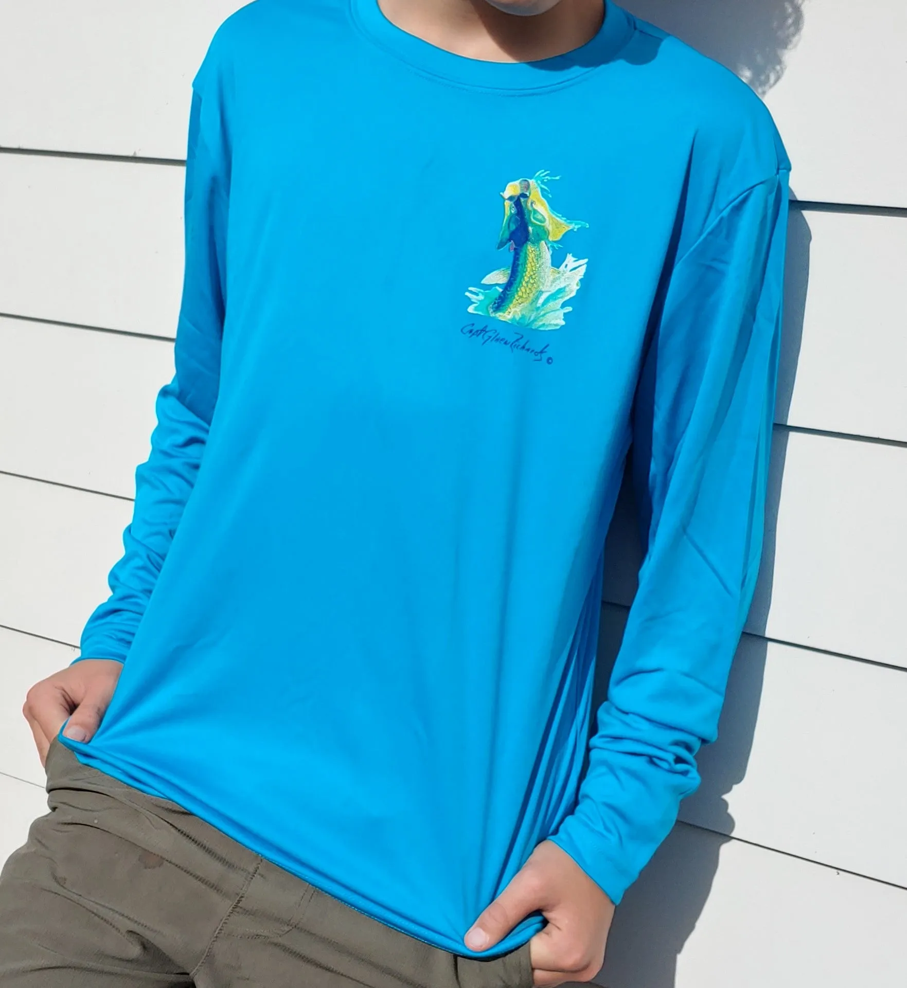 Tarpon Long Sleeve Quick Dry Crewneck T-Shirt