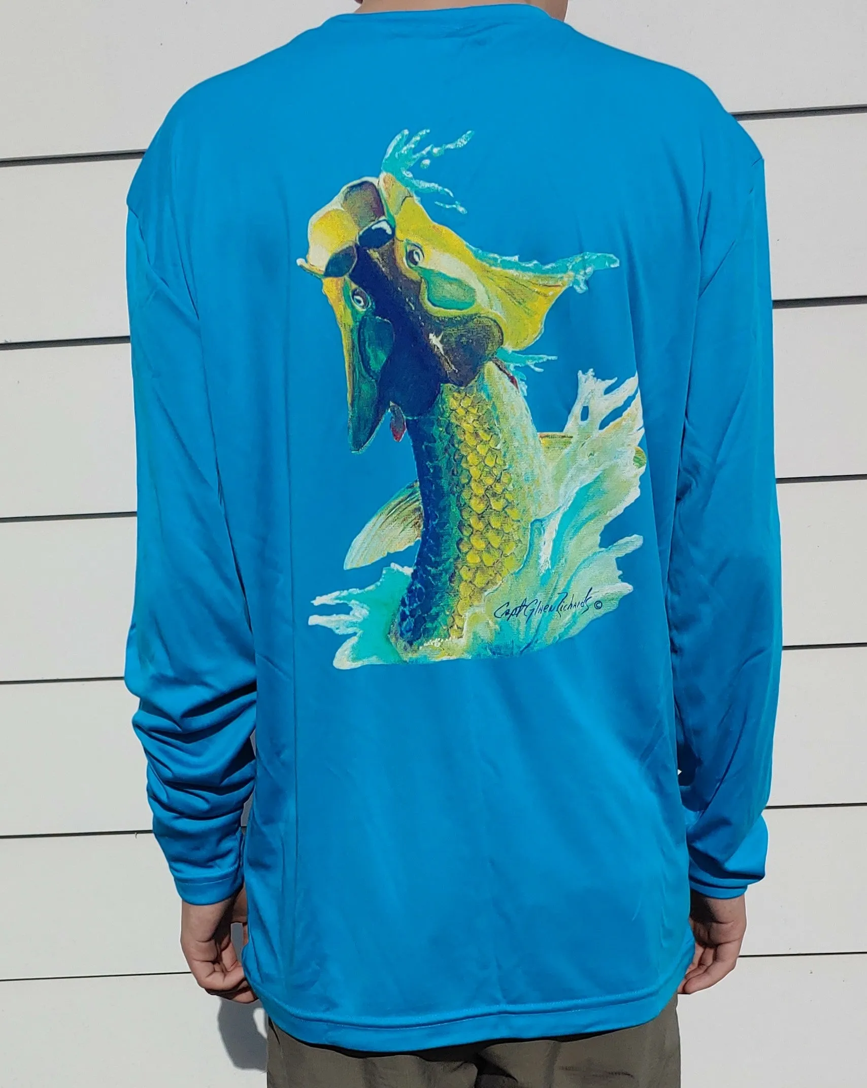 Tarpon Long Sleeve Quick Dry Crewneck T-Shirt