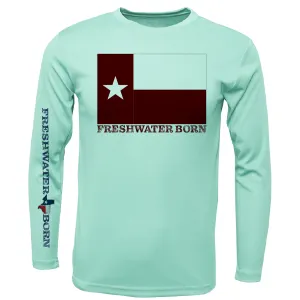 Texas A&M Edition Freshwater Born Men's Long Sleeve UPF 50  Dry-Fit Shirt