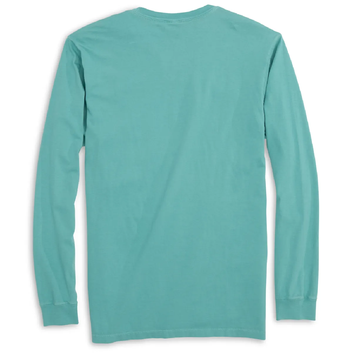 Texas Freshwater Born Linear Logo Men's Cotton Long Sleeve Shirt
