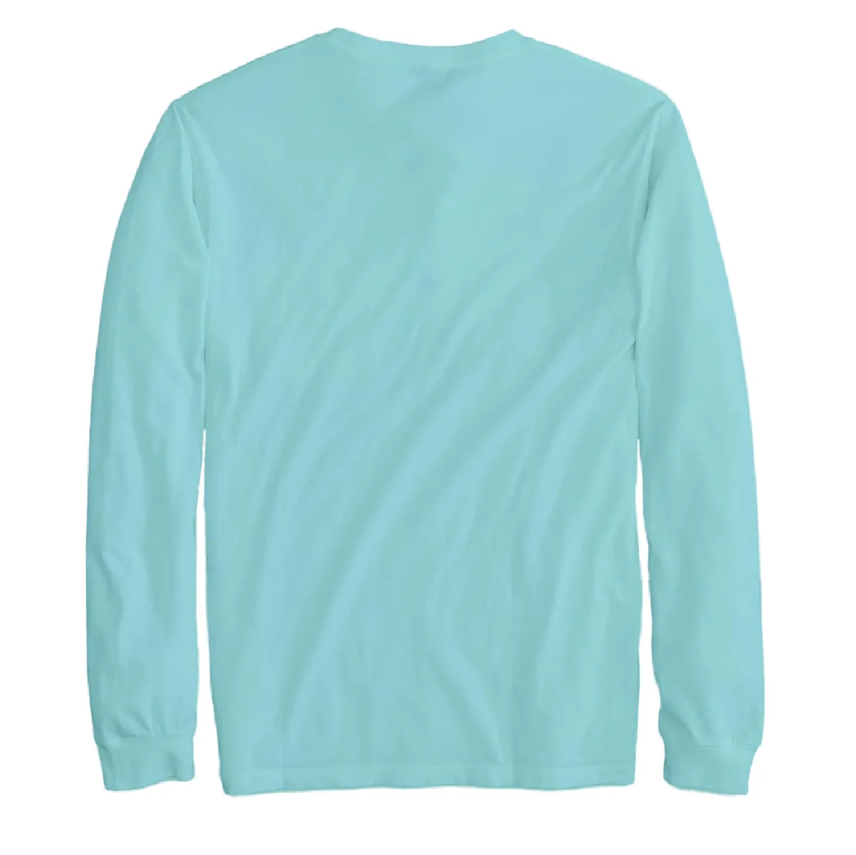 Texas Freshwater Born Linear Logo Men's Cotton Long Sleeve Shirt