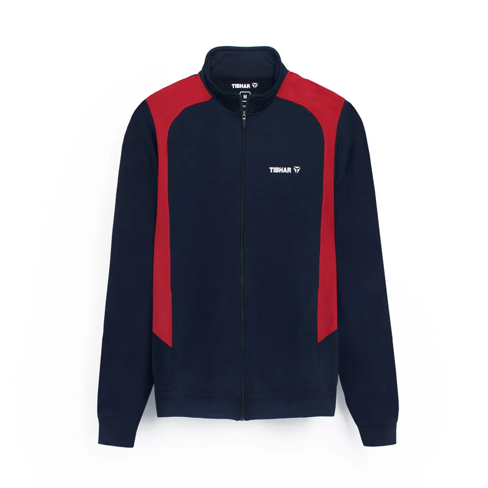 Tibhar Zipper Jacket For Kids-2438 -Navy Red