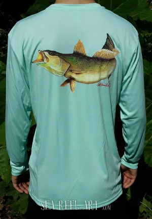 Trout Long Sleeve Quick Dry Crewneck T-Shirt
