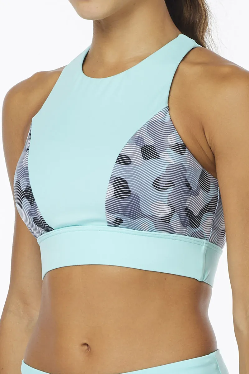 TYR - Women’s Active Amira Top-Lavare - Grey/Mint