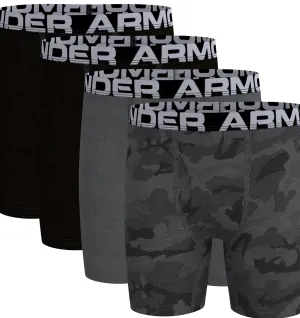 UA 4PK Camo Cotton Boxer Set