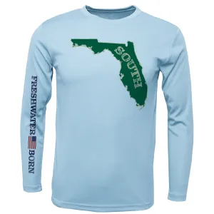 USF Green and Gold Freshwater Born Boy's Long Sleeve UPF 50  Dry-Fit Shirt